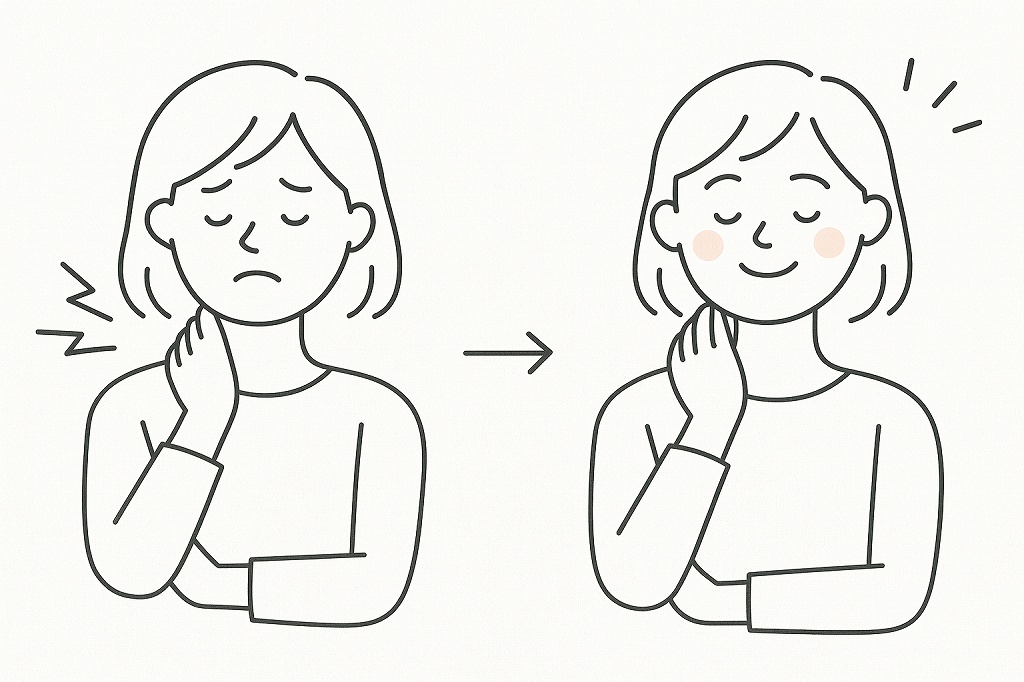 首の痛み　仙台市太白区　ジョイ・ハート整体院